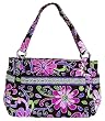 Vera Bradley Stephanie Purple Punch Bag Purse