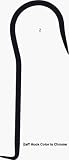 Mustad Gaff Hooks Sz 2 Chrome Finish 2286TD 1 Each