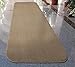 House, Home and More Skid-Resistant Carpet Runner - Camel Tan - 6 Feet X 27 Inches