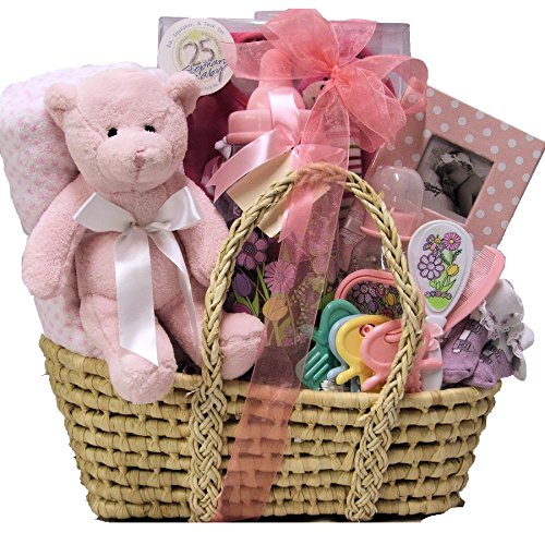 Great Arrivals Baby Gift Basket, Baby Essentials Girl Food, Beverages