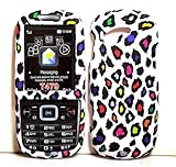 Rainbow Leopard Dots Rubberized Snap on Hard Protective Cover Case for Sams ....