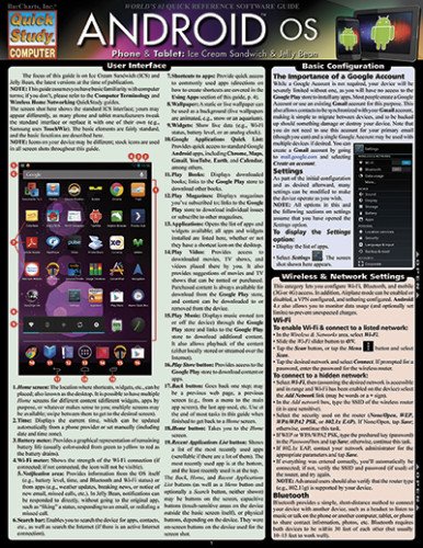 Android Os-Phone & Tablet (Quick Study: Computer)