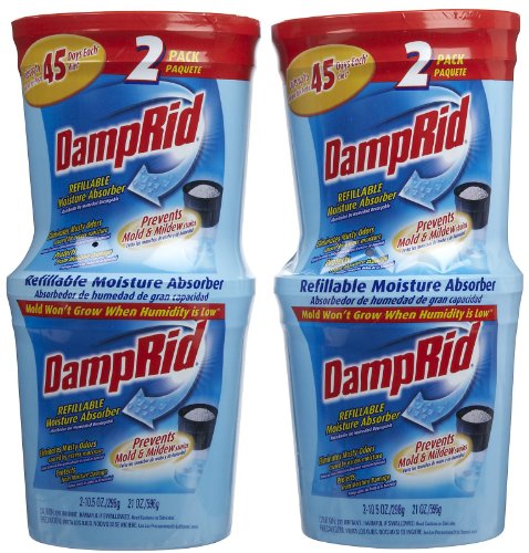 Damp Rid Refillable Moisture Absorber, 21 oz, 2 pk-2 pack