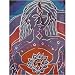 Sarong Pareo Wrap, Yogi in Lotus Position with Chakras Cotton Print - Available in 3 color combinations
