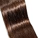 S-noilite Clip in Hair Extensions Real Human Hair 8pcs 18 Clips 75g Full Head Clip on Human Hair Extension Soft Straight For Women (10Inch, 4 Medium Brown)