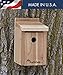 Woodlink NAWRCH Audubon Cedar Wren and Chickadee House,White,7.5L x 6D x 12H in.