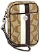 COACH Signature ipod touch/ iphone/ camera case - 60593 Khaki/Mahogany