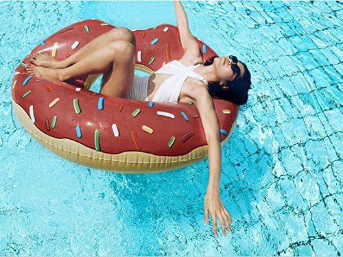 Trustworthy Buy Gigantic Donuts Pool Float / Swim Rings / Swimming Pool Loungers (Chocolate Frosted with Sprinkles)
