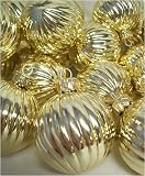 Review Darice  / Set of 32 Gold Spiral Finish Shatterproof Christmas Ball Ornaments #2440-33