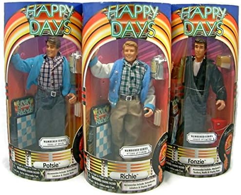 Limited Edition Collectors Series - Happy Days - 3 Action Figure Set