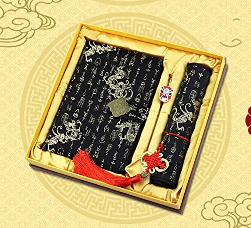 Chinoiserie Chinese Style Brocade Fabric Peking Opera Mouse Pad /Notebook / bookmark/Letter Opener set (4)