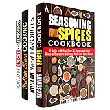 Spice Mixes Box Set (4 in 1): Homemade Spices and Seasoning Perfect for Your Korean and Indian-Inspired Recipes (Dried Herbs)