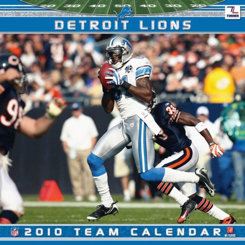 Detroit Lions 2010 12x12 Team Wall Calendar