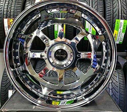 22" inch STAGGERED GIOVANNA F16 2PC WHEELS WHEELS RIMS &amp; TIRES MBZ AUDI FORD