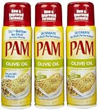 Pam Olive Oil Cooking Spray, 5 oz, 3 Pack - 3 pk.