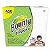 Bounty Quilted Napkins, 1-Ply, 12.2 x 12, White, 200/Pack, 400/Carton by Bounty