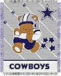 Dallas Cowboys Woven Baby Blanket Throw - NFL Football Fan Shop Sports Team Merchandise