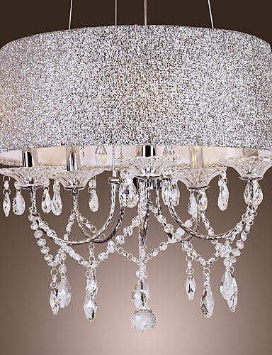 Generic ceiling light Modern Dazzling 5 Lights Chandelier With Crystal , 110-120v # Q303