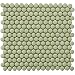 Penny Capri Green 12 1/4 x 12 Inch Porcelain Mosaic Floor & Wall Tile (10 Pcs/10.2 Sq. Ft. Per Case,