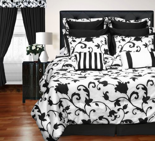 Tribeca Living Venice 24-Piece Room in a bag with Sheet Set, Cal King Tribeca Living Venice 24-Piece Room in a bag with Sheet Set, Cal King