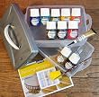 Pebeo Porcelaine 150 China Paint, Atelier Collection Set of 10 Assorted 45-Milliliter Colors and Accessories