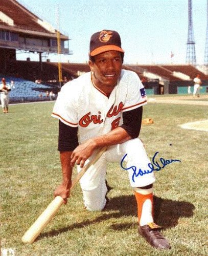 Autographed/Hand Signed 8x10 Photo Paul Blair Baltimore Orioles