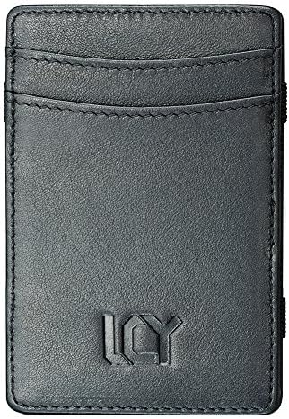 Buyreal Slim Magic Wallet Gift for Men Black