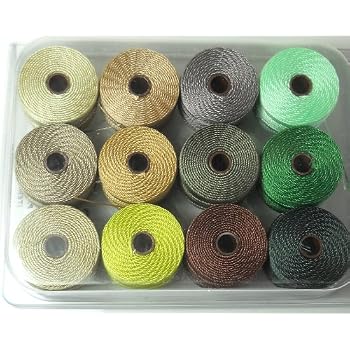 Set A Shopping Price Drop Alert For 12 Super-lon #18 Cord Ideal for Stringing Beading Crochet and Micro-macram Jewelry Compatible with Kumihimo Projects S-lon Summer Mix