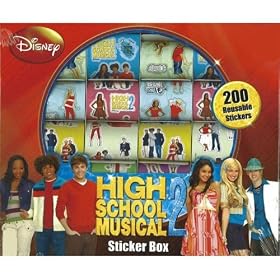 High School Musical 2 box of 200 reusable stickers