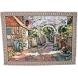 Review Yankee Traders  / Cottage Archway Wall Tapestry - 43x31