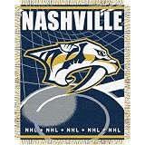Nashville Predators NHL Triple Woven Jacquard Throw (019 Series) (48x60")