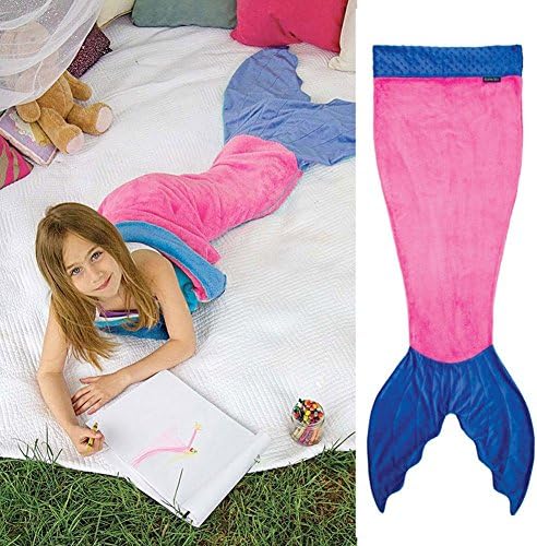 STrATO Mermaid Tail Blanket, Prevent Kicking Air Conditioning Quilt for Kids and Baby