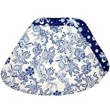 French Blue Floral Wedge-Shaped Placemat for Round Tables