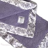 Little Giraffe Bella Brocade Baby Blanket - Lavender