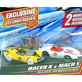 Speed Racer 1:64 Hot Wheels Car 2-Pack Racer X and Mach 5 by 