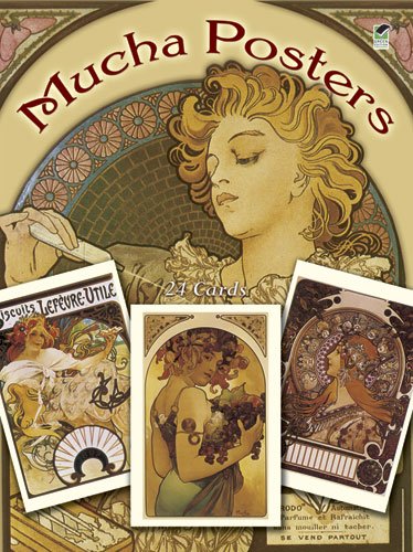 Mucha Posters Postcards: 24 Ready-to-Mail Cards (Dover Postcards)