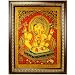 Hand Painted Scripture Ganesh Painting Frame