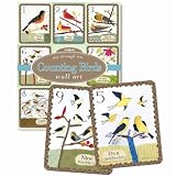 Counting Birds Number Cards Wall Art by eeBoo