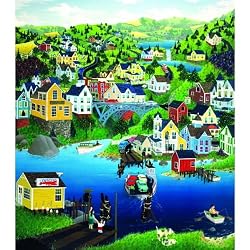 Ferry Crossing 300pc Jigsaw Puzzle by Robert LoGrippo