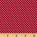 44'' Wide Two By Two Polka Dots Red Fabric By The Yard