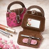 Adorable mini pink handbag design beauty kits