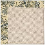 Capel Zoe-White Wicker High Seas Octagon 8.00 x 8.00 Area Rug