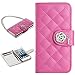 ULAK iPod Touch 6 Case,iPod Touch 5 Case, Dual Layer Slim Protective Hybrid iPod Touch Case Hard PC Cover for Apple iPod Touch 5 6th Generation (Hot Pink)