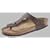 Birkenstock Zehensteg ''Gizeh'' aus Birko-Flor in mocca mit schmalem Fussbett