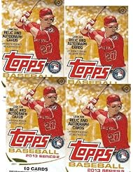 Collectibles: 4 (Four) Packs - 2013 Topps Series 2 Baseball Cards Hobby Packs (10 Cards per Pack) - Possible Jose Fernandez and Jackie Bradley Jr. Rookie Cards!!! - Topps
