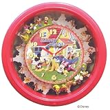 ディズニー Disney ミッキー トレインウォールクロック AA207458MI-7-RD 掛け時計の画像