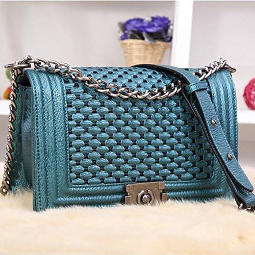 MISASHA Coco Inspired CC05 2.55 Multipurpose Turquoise Green Leather Le Boy Original Case Bag