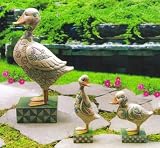 Duck Garden Statues, Set of 3