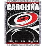Carolina Hurricanes NHL Triple Woven Jacquard Throw (019 Series) (48x60)