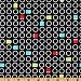 44'' Wide Geeks Gone Wild Pac-Man Black Fabric By The Yard